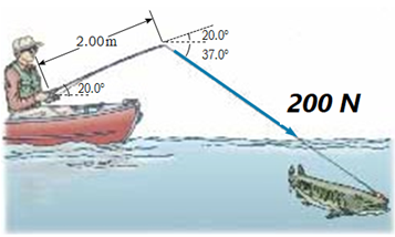 2.00m
C20.0°
37.0°
A.20.0°
200 N
