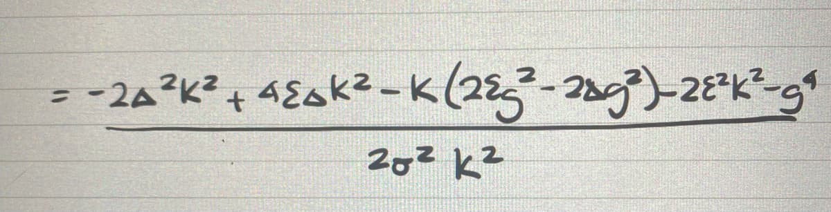 = -2A²K² + 4εok²-K (2&5³²-28g²³)-28²K²-5²
20² k²