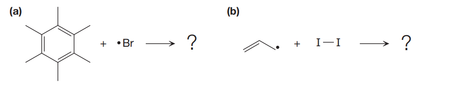 (a)
(b)
+ •Br
?
I-I
?
+
