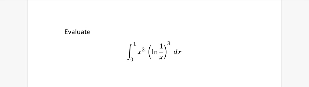 Evaluate
3
In-
dx
