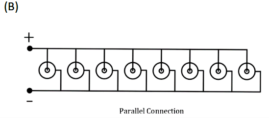 (B)
Parallel Connection
+
