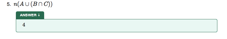 5. n(AU (BNC)
ANSWER !
4
