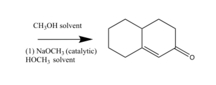 CH3OH solvent
(1) NaOCH3 (catalytic)
HOCH3 solvent