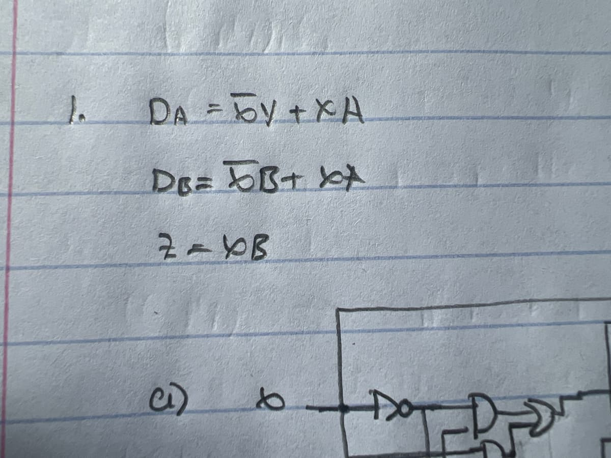 1.
DA = BY+XA
DB= XB+ XX
7=XB
3
a)
e