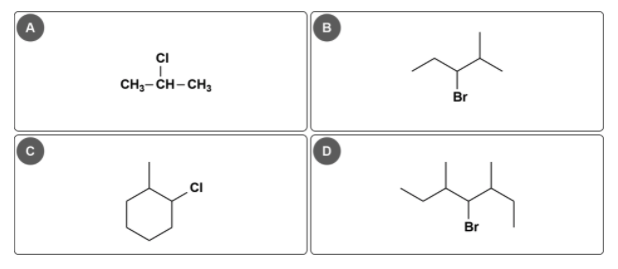 B
CI
CH;-CH- CH,
Br
D
.CI
Br
