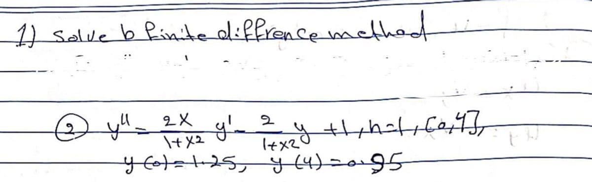 1) Selve b Rinite diffrence mcthet
\+X2
Itx2
yotat25,Y4)=095
