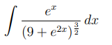 et
- dx
(9 + e2")
