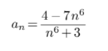 4 – 7n6
an-
nº +3
