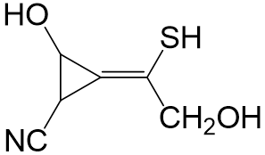 НО
SH
CH2OH
NC
