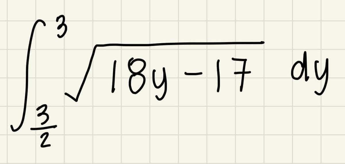 18y-17 dy
3
