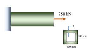 750 kN
100 mm
100 mm