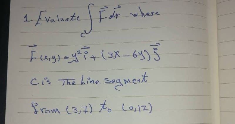 1-Evalnete Fdr where
(3X -
CiB The hine Segment
Brom (3,7)た。 12)
