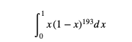 x(1 — х)193dх
