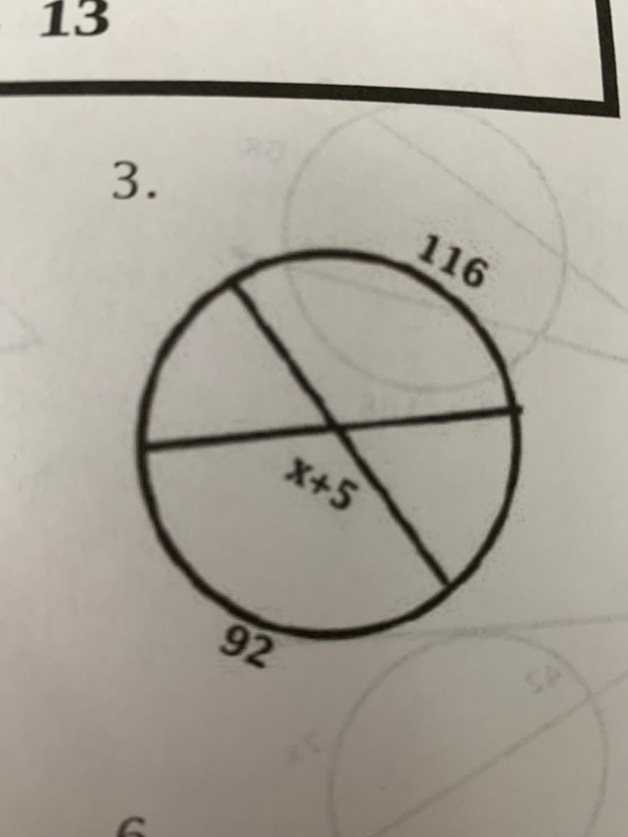 13
3.
116
X+5
92
SA
