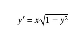 y' = xVT- y?
