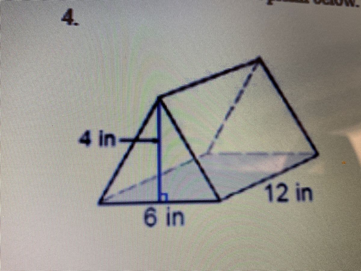 4.
4 in-
12 in
6 in
