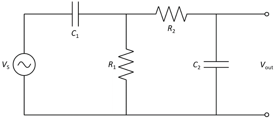 Vs
C₁
R₁
m
M
R₂
C₂
Vout