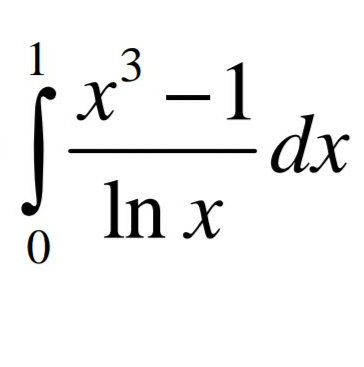 1
X° - 1
- dx
In x
ах
