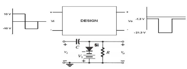 10 V
-10V
Vi
8
DESIGN
Si
W
R
Vo
-1.3V
- 21.3 V