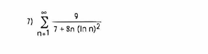 » Σ
n=1
9
7+ 8η (ίπ π)2