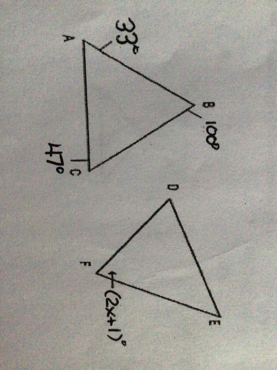 B 100P
E
33
(2xx+1)"
A
C
47°
