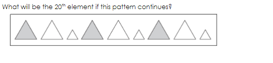 What will be the 20h element if this pattern continues?
