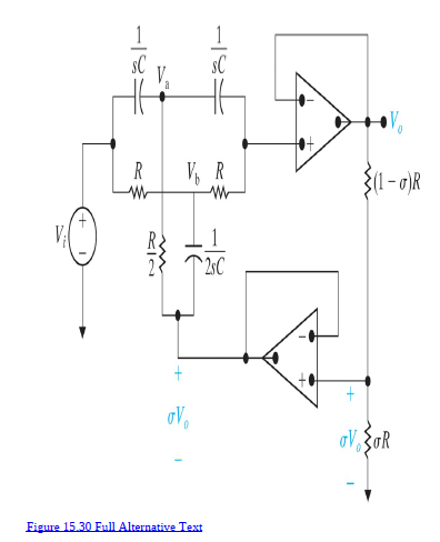 sC
sC
V, R
{(1 - 0)R
^2sC
oV,
Figure 15.30 Full Alternative Text
HE
