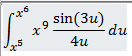 sin(3u)
du
s +9
4u
