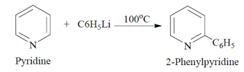 100°C
C6H;Li
N.
`CHs
Pyridine
2-Phenylpyridine
