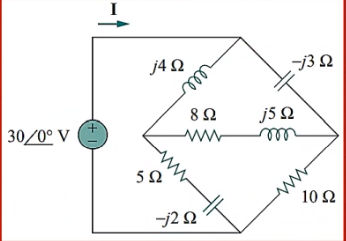 j4 2
-j3 Q
all
| 30/0° V
8Ω
j5 Q
ww
ell
5Ω
10 Ω
-j2 N
