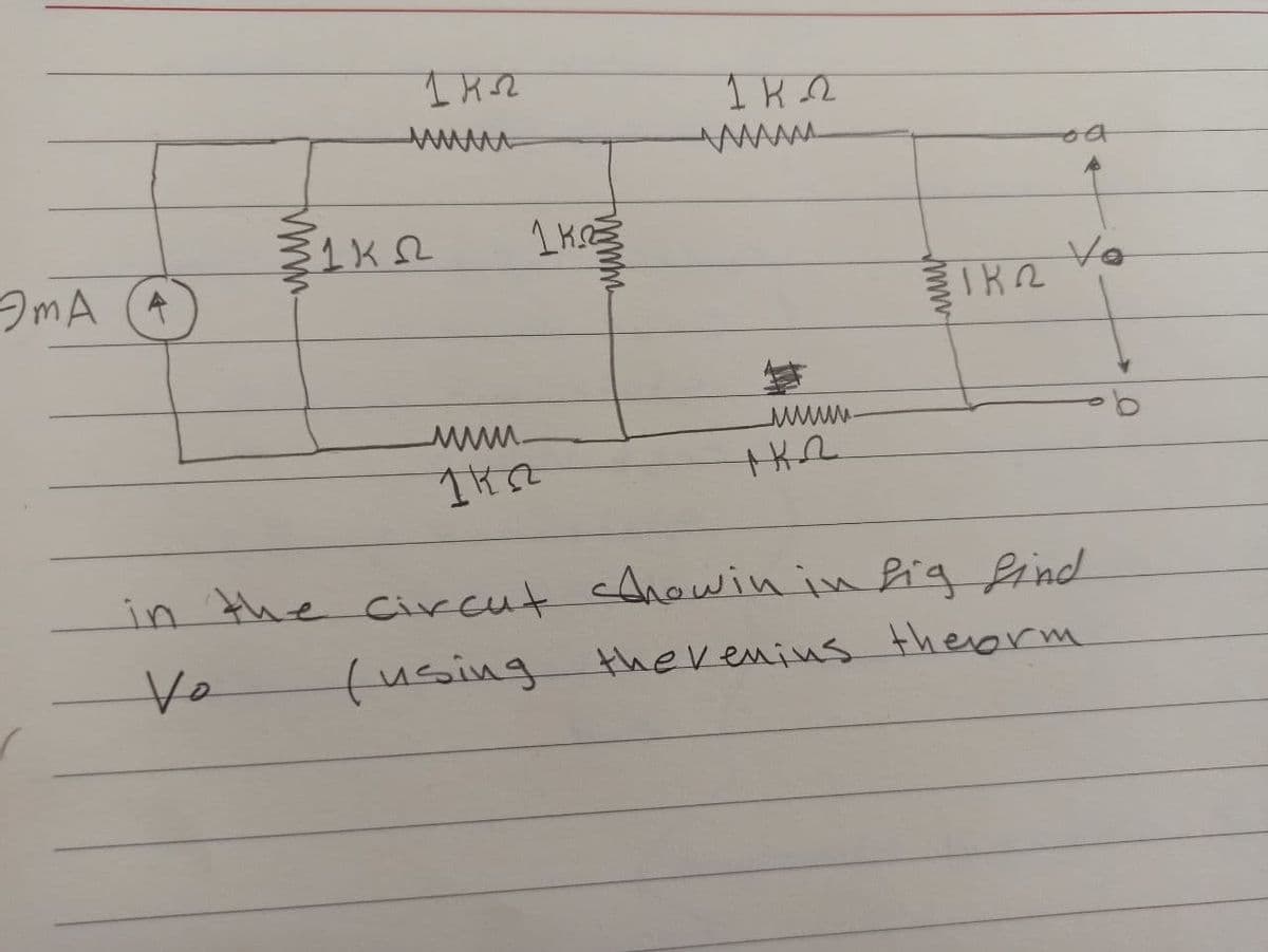 Vo
IMA
www-
in the circut cAhowin in fig find
therenins theorm
fusing
