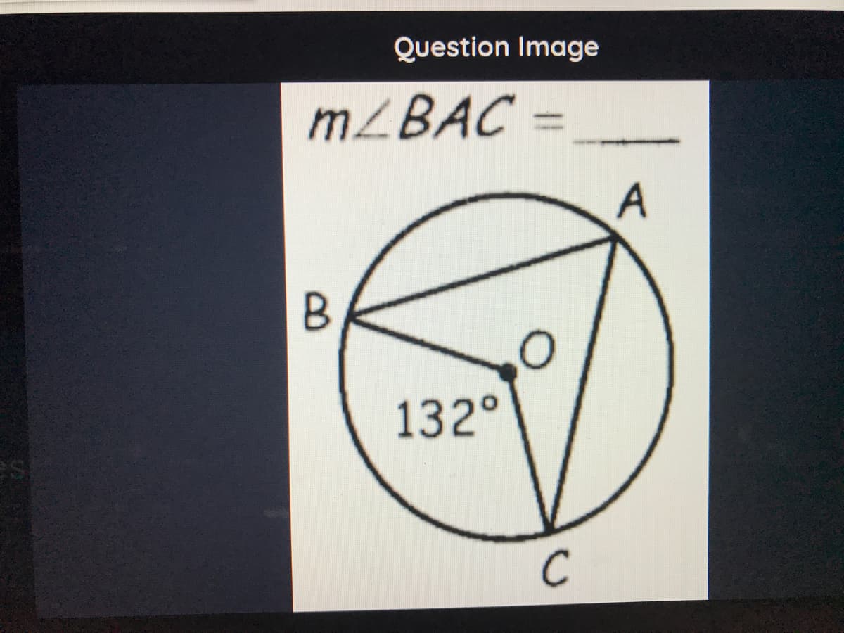 Question Image
M2BAC :
%3D
132°
C
