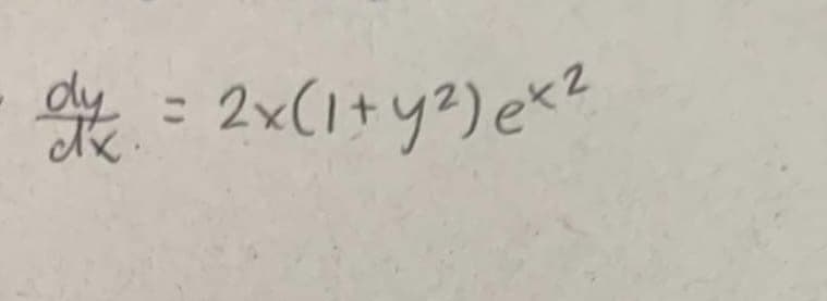 x = 2x(1+yz) ex2