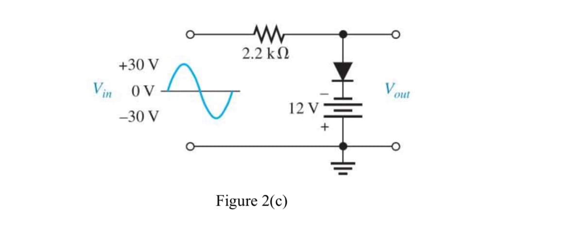 2.2 k2
+30 V
V out
Vin OV
12 V
-30 V
+
Figure 2(c)
