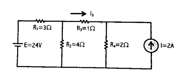 R;=32
R3=10
E=24V
R2=452
R=22
|=2A
