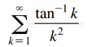 8
k=1
tan ¹k
2
k²