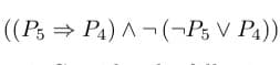 ((P5⇒P4) A(-P5 V P4))