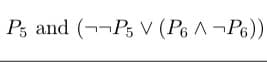 P5 and (P5 V (P6 A-P6))