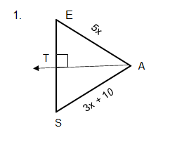 1.
E
5x
A
Зх + 10
S
