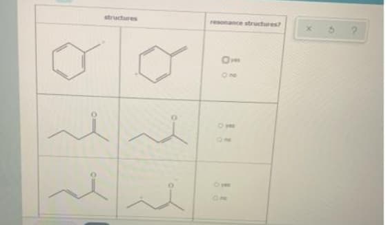 structures
resonance structures?
yee
One
