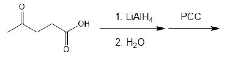 0
lya
OH
1. LiAlH4
2. H₂O
PCC