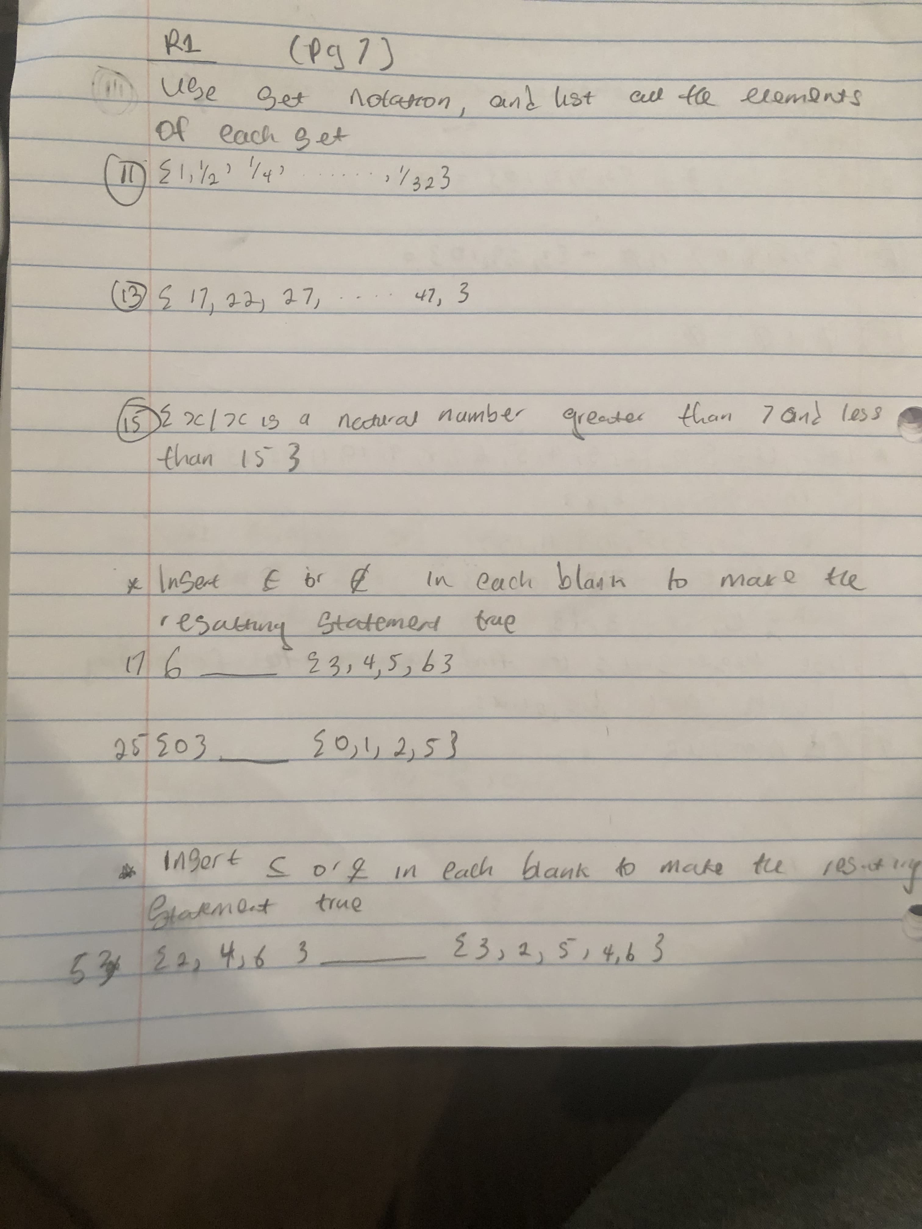 MuGe
Use
cell te elements
and ist
get
f each get
n,
notatron
of
/323
3S17,22, 27,
47, 3
DZ 2C/7C 13 a
greater than 7 Qnd less
nectural numnber
than 153
Insert
In Cach blasn
to
make te
t frue
resaltung Statement
E 3,4,5,63
76
s0,, 2,53
25/503
Sorg in lalh bank o Make tu
res ut
Garakment
true
E3,2,5,4,b S
5.3422,4,63
