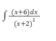 | (x+6)dx
(x+2)°
