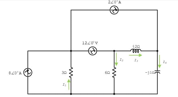 220°A
1220° v
j20
le
I2
I3
8 20°A
30
62
-jia
I1
