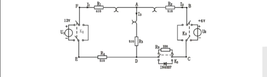 F.
B
510
510
12V
+6V
U
K1
510
Ra
Rs 330
510
IN4007
