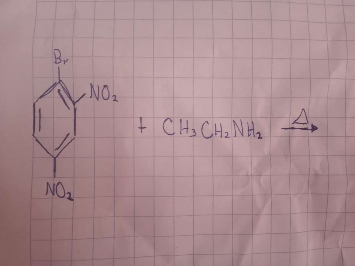 Br
NO₂
NO ₂
+ CH3CHÍNH,
A