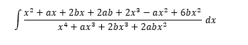 x3 + аx + 2bxх + 2ab + 2x3 — ах? + 6bx?
dx
x4 + аx3 + 2bx3 + 2abx?
