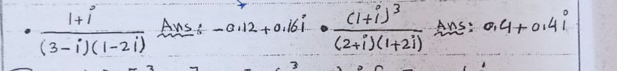 (3-i)(1-2i)
(2+i)(1+2i)
