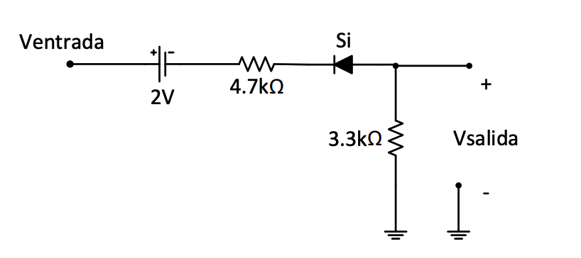 Ventrada
Si
4.7kQ
2V
3.3kQ
Vsalida
