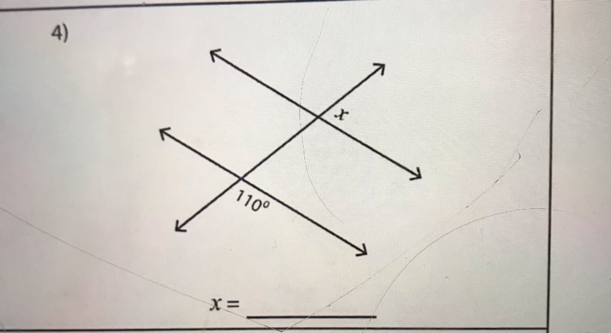 4)
110°
